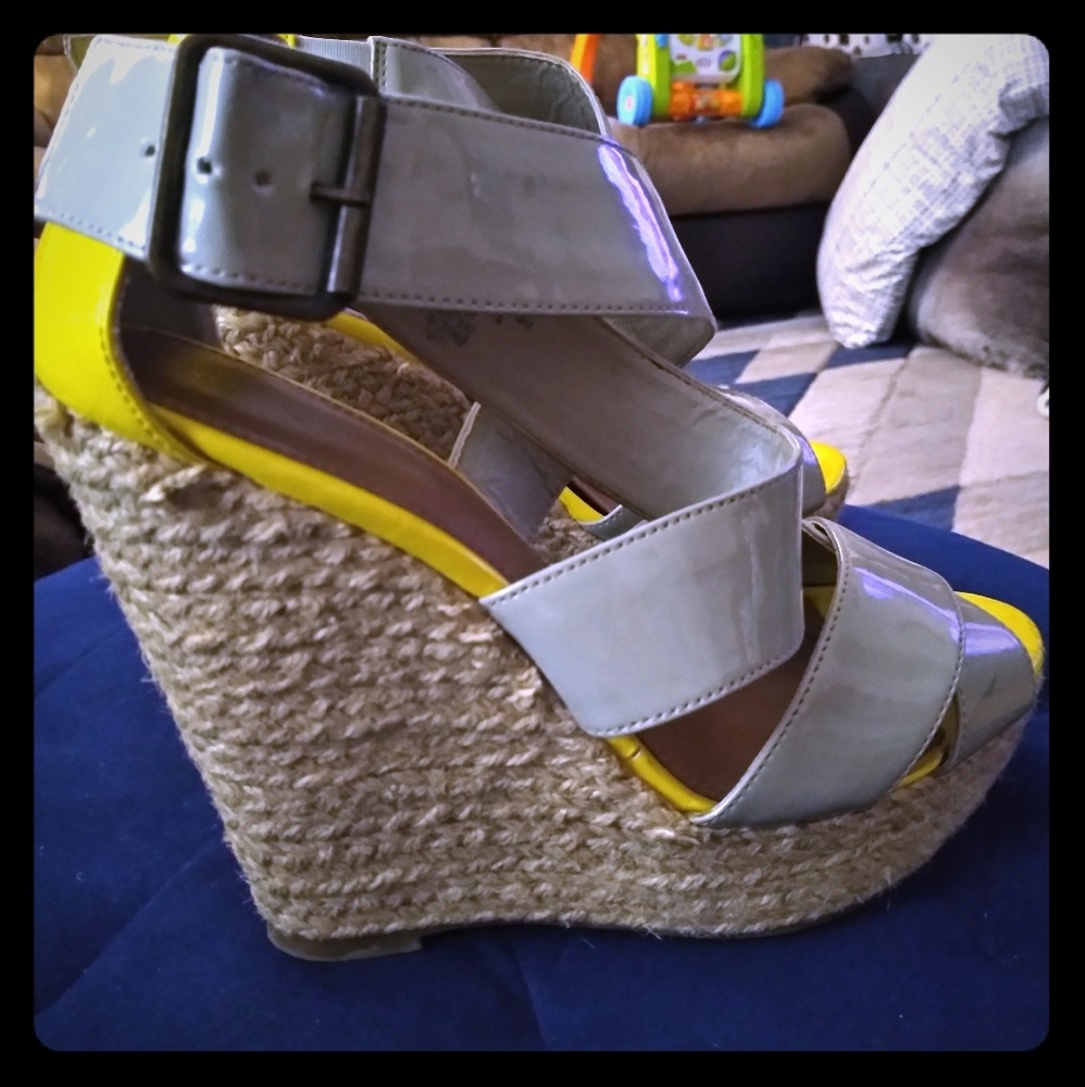 Women's ankle strap, platform, espadrilles